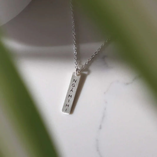 Little Taonga Nga mihi  – Thank you – Necklace